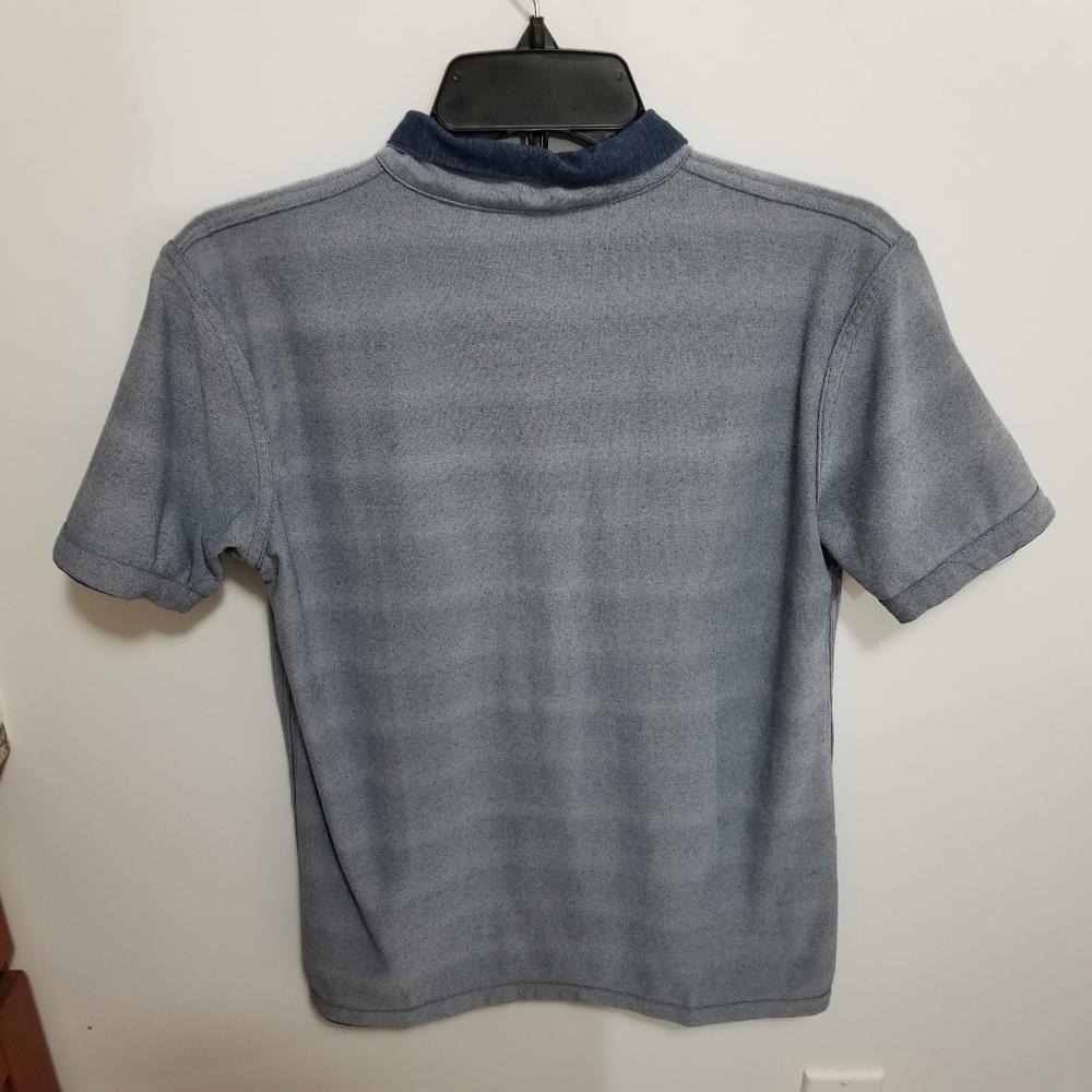 Oxygen Polo Shirt Reversible Navy Blue Medium - Picture 5 of 7